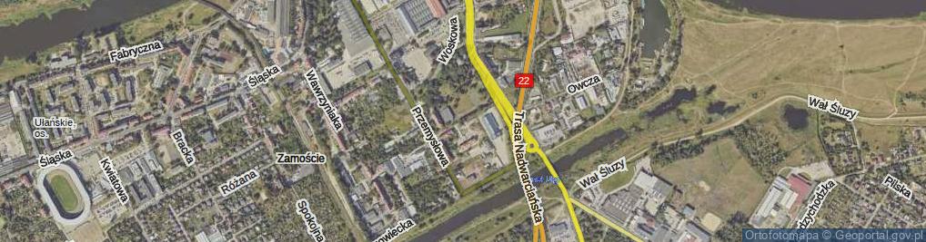 Zdjęcie satelitarne Wąska ul.